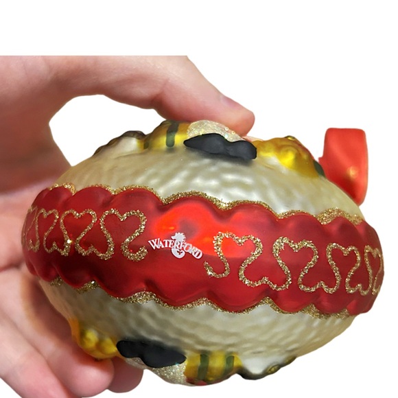 Waterford Hand-Painted Santa Glass Ornament - Picture 3 of 3